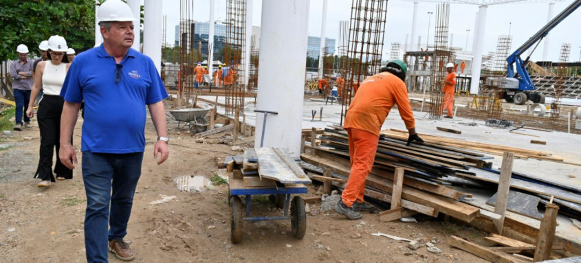 Niterói avança com obras do novo Ginásio Poliesportivo da Concha Acústica